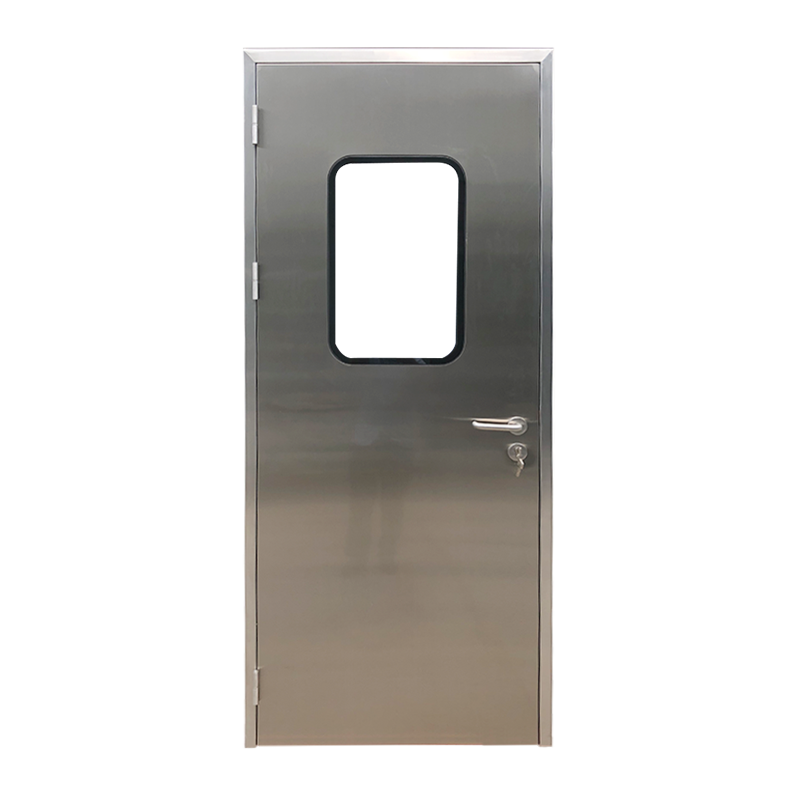 Rozsdamentes acél tiszta ajtó