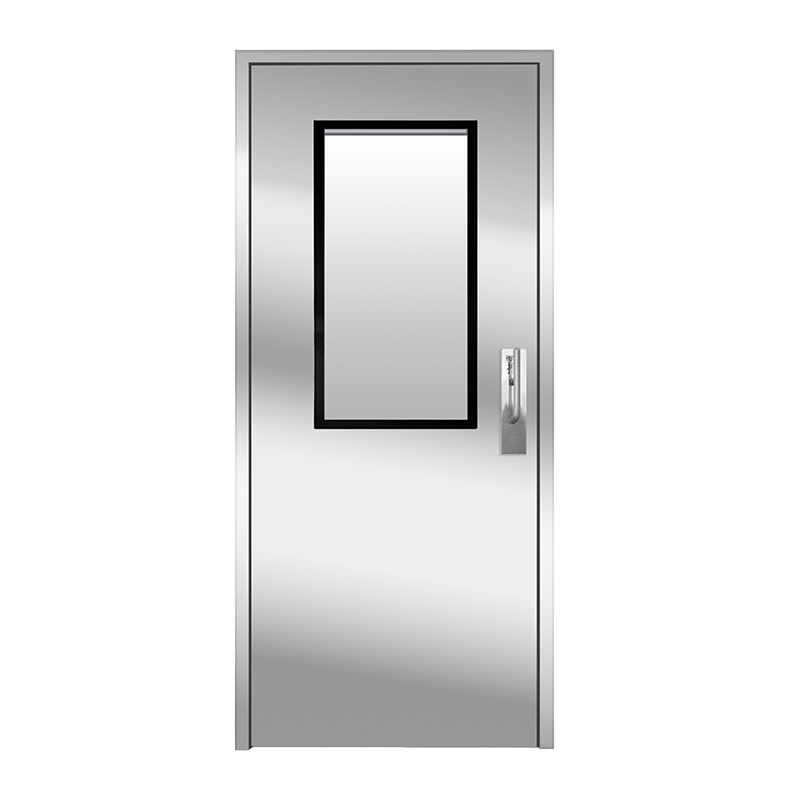 Rozsdamentes acél tiszta ajtó